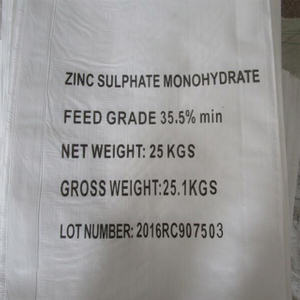  Zinksulfat Mono Lebensmittelqualität Netto 25kg/Beutel 33%-35% Pulverdünger Hersteller Futterqualität